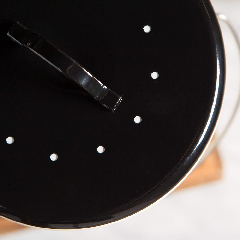 Vintage Compost Bin, Ivory