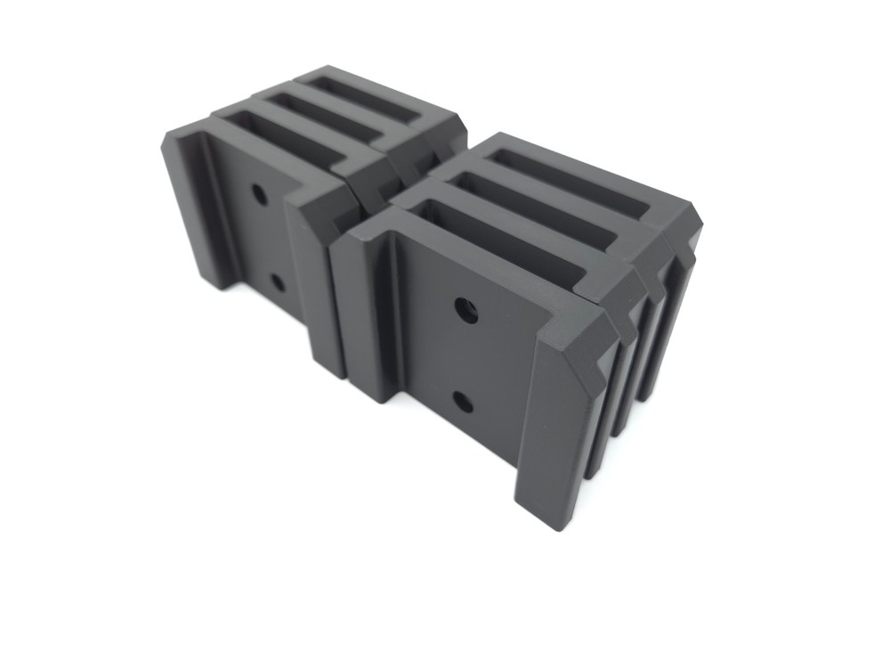 8 Pack - Battery Holder Wall Shelf Mount – Compatible with EGO 56V - 3D Printed
