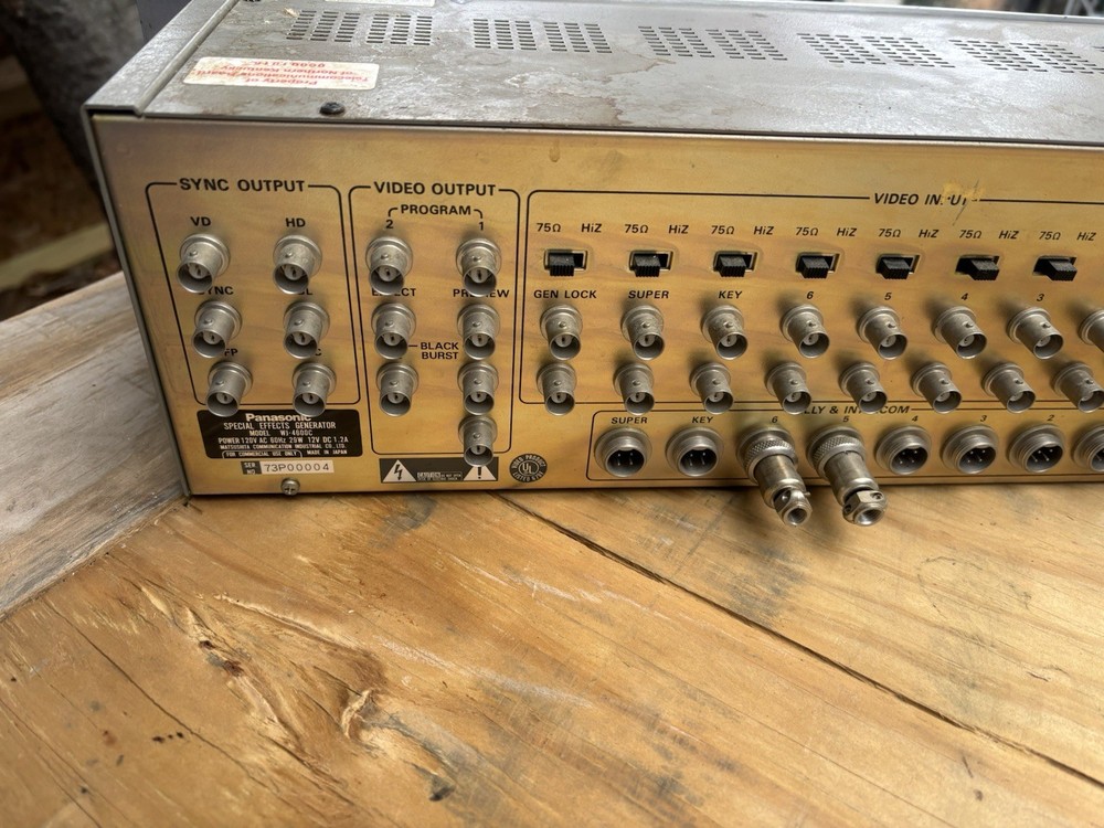 Panasonic WJ-4600C Special Effects Generator