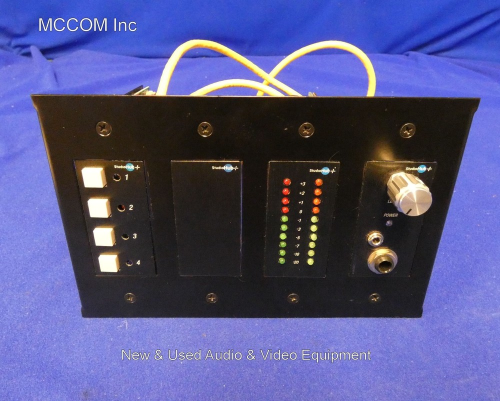 StudioHub+ Vu Meter, 1x4 Switcher, Headphone Mini panel