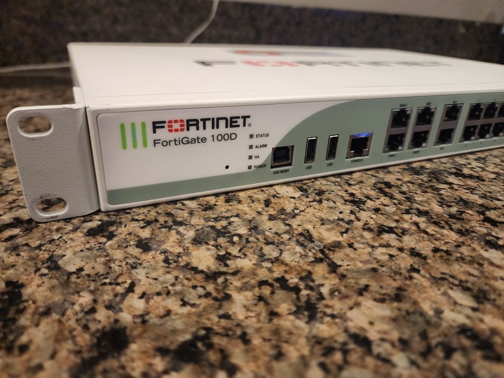 Fortinet Fortigate-100D Network Security Firewall FG-100D - Used