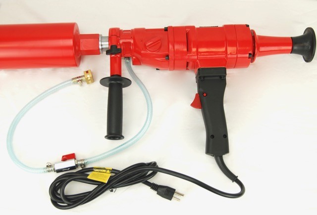 BLUEROCK ® TOOLS 4Z1 CONCRETE CORING DRILL 2 SPEED & 1"-4" Core Bit Set