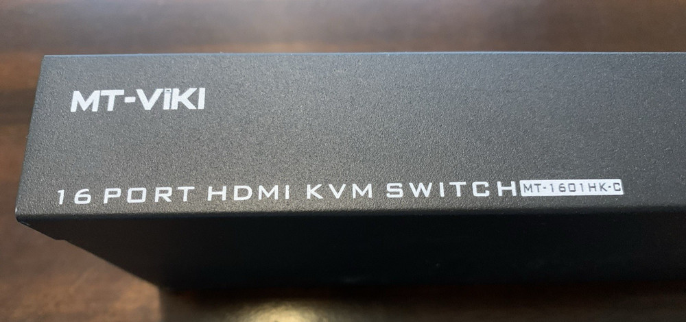 16 Port KVM Switch 16x1 HDMI USB 2.0 Rack Mountable. *Switch Only*