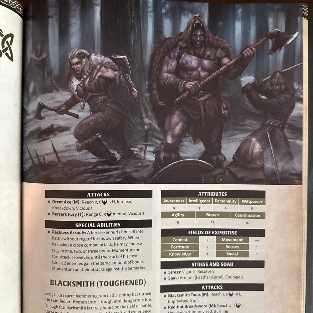 Modiphius Conan RPG Conan the Barbarian Sourcebook EX/NM