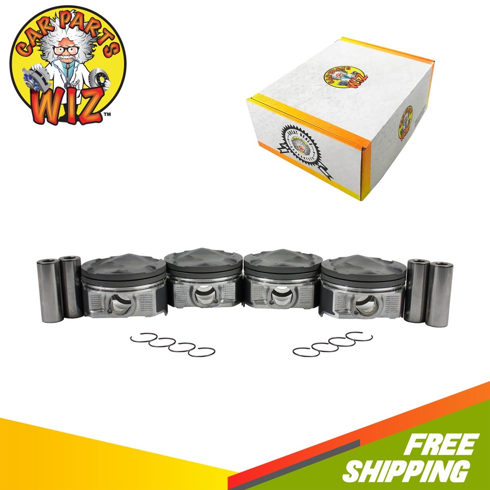 Engine Standard size Complete Piston Set Fits 14-21 Subaru 2.0L DOHC