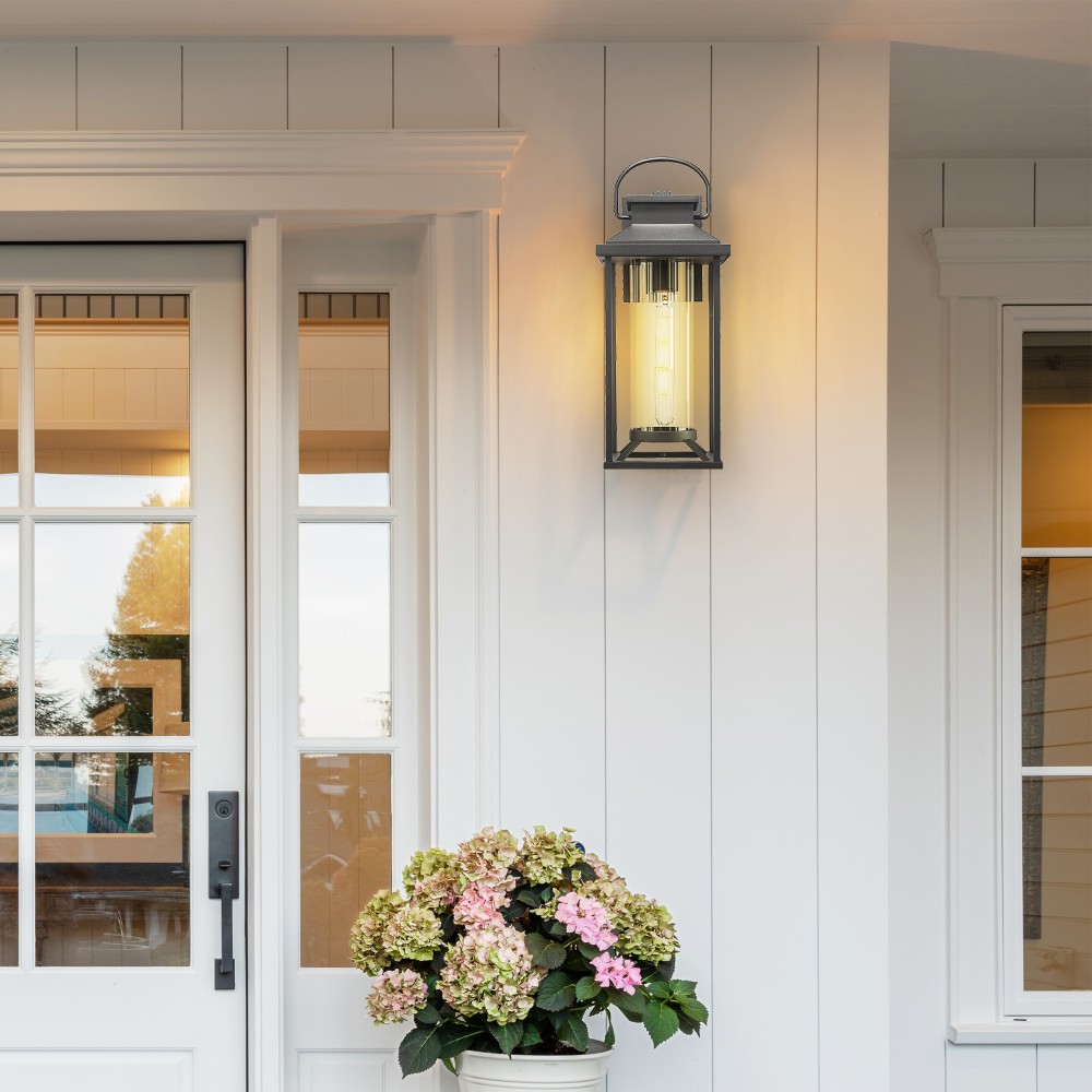 Outdoor Wall Mount Sconce Lantern Anti-Rust Waterproof