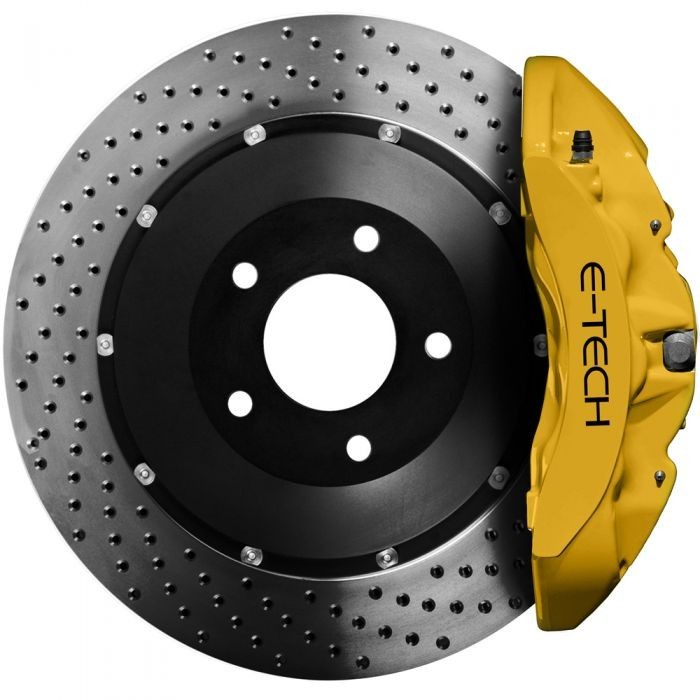 E-Tech - Brake Caliper Paint Kit Also For Drums YELLOW