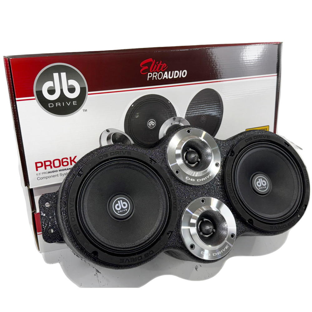 DB Speaker Package Panel 2x6.5 2 X Tweters Speaker Pod Enclousure Box