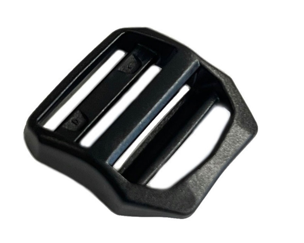 Plastic Tri-Glide Slides Button Adjustable 1” Webbing Triglides Slider Buckle