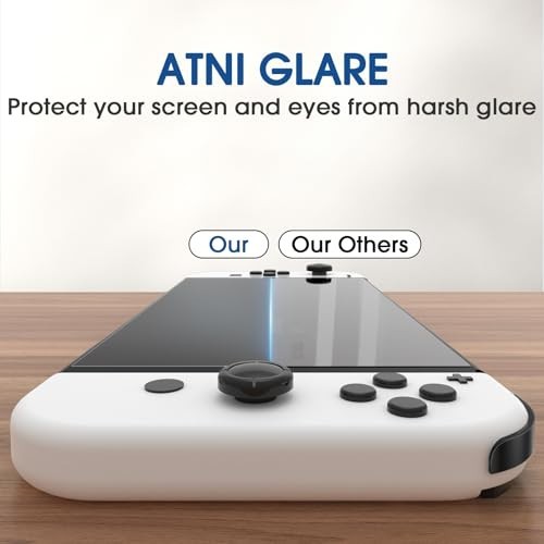 Auto-Alignment OneTouch Screen Protector for Nintendo Switch OLED 7" - 2 Pack, T