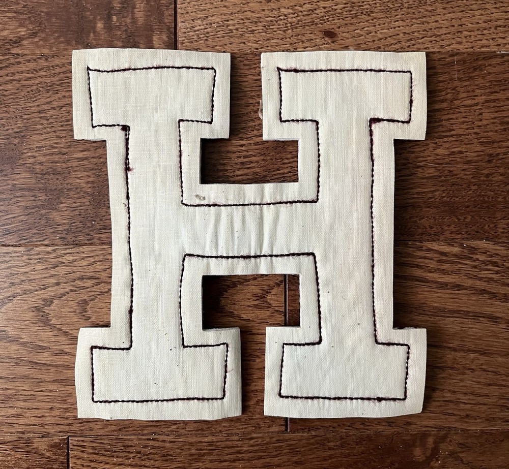 Vintage Varsity Letter H