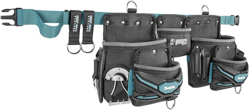 Makita E-05169 tool belt with three comfortable and functional pockets