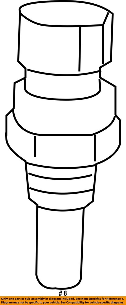 GM OEM-Coolant Temperature Sensor 12608814