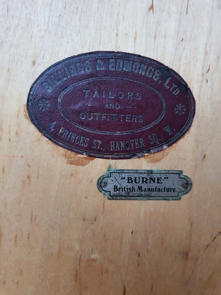 1920s Vintage Flat Top Steamer Trunk