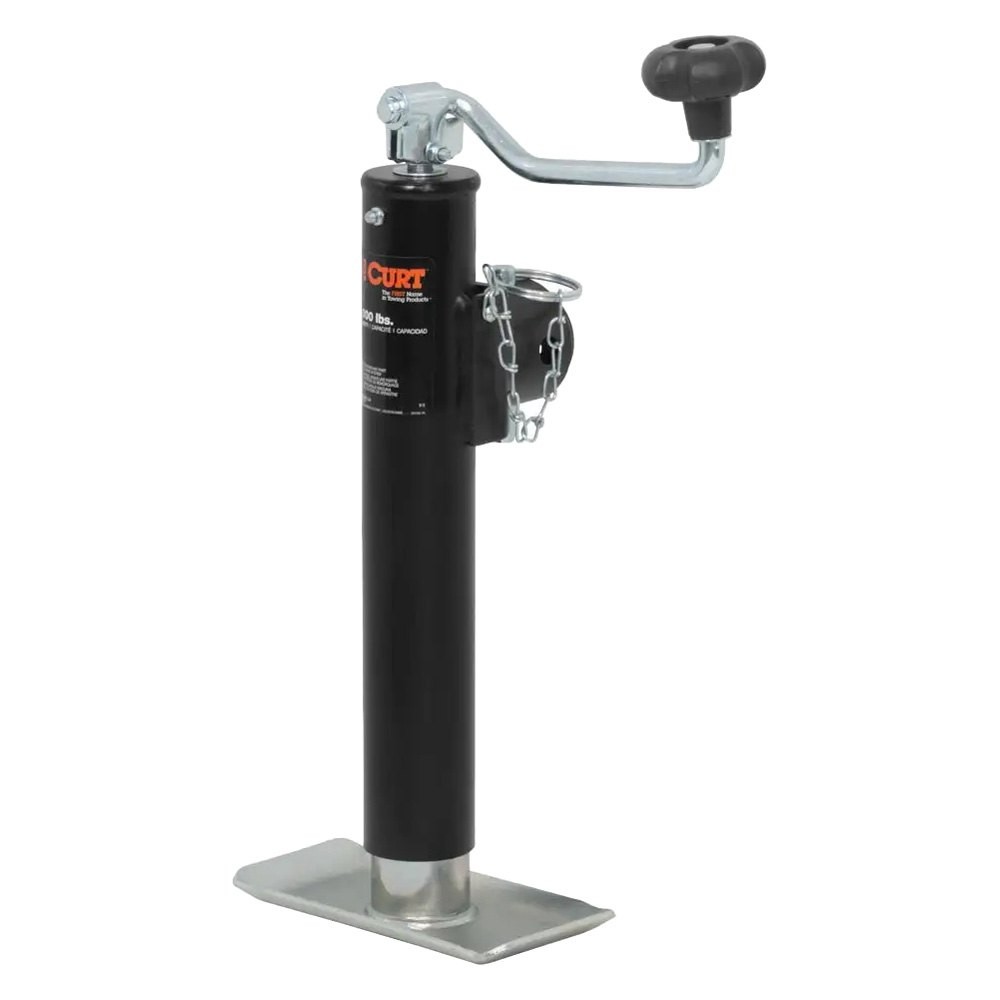 CURT 28320 Pipe-Mount Swivel Topwind Jack