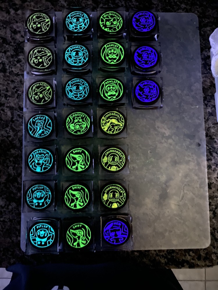 Real Pokemon Oreos - Glow in Dark - Everlasting