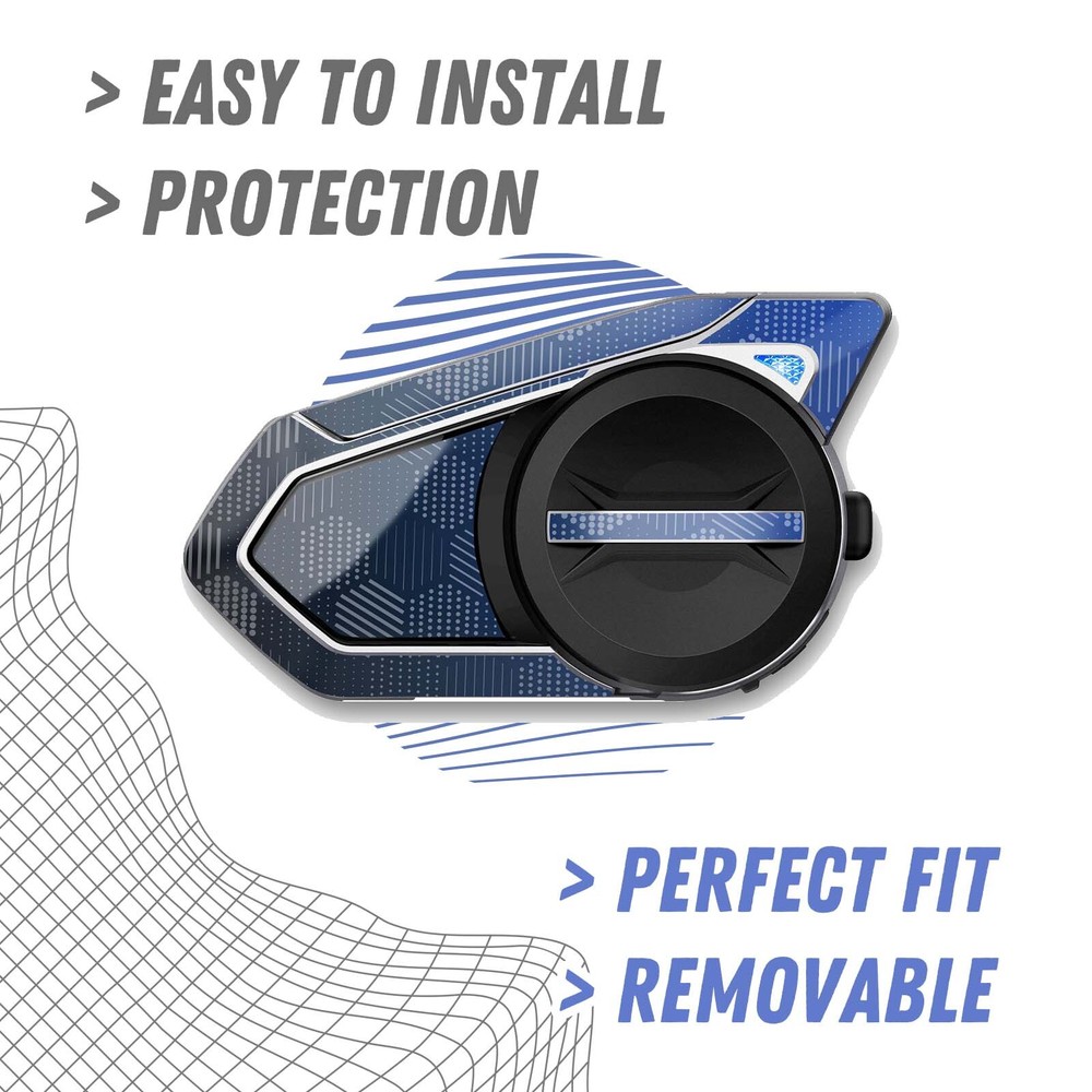 Abstract Triangle Device Surface Sticker For SENA 50S Intercom x1