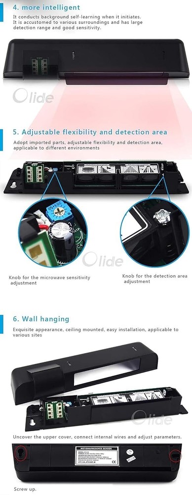Active&safety Dual Sensor, Active Infrared Safety Detected Sensor for Automatic