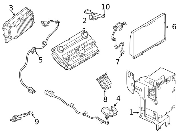 Genuine Ford Module Interface MC5Z-19A387-B