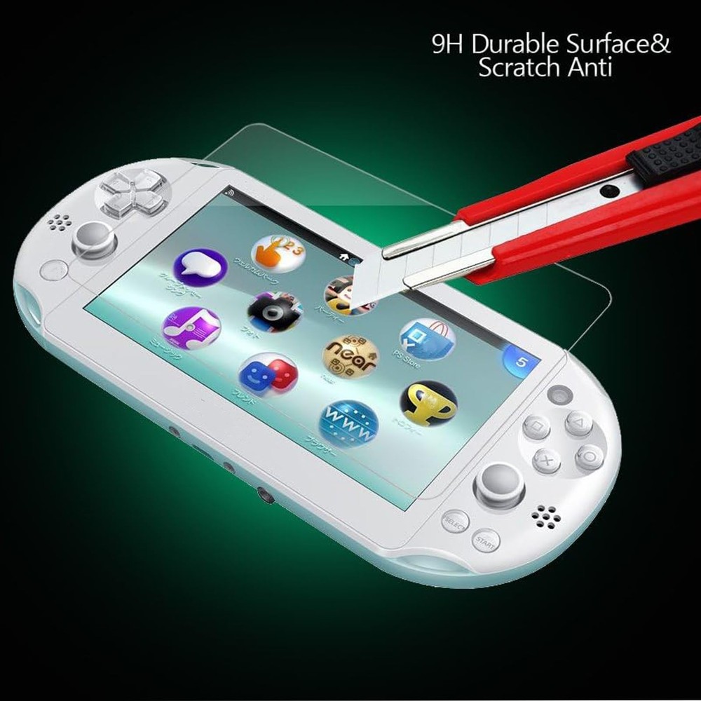 AKWOX 2 Front+2 Back Covers Screen Protectors For PSV 2000 front and back