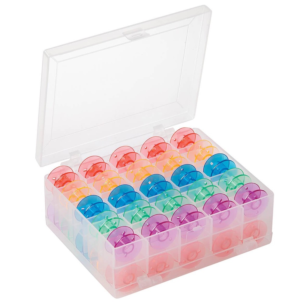 Double-Sided Bobbin Box with 50 Bobbins