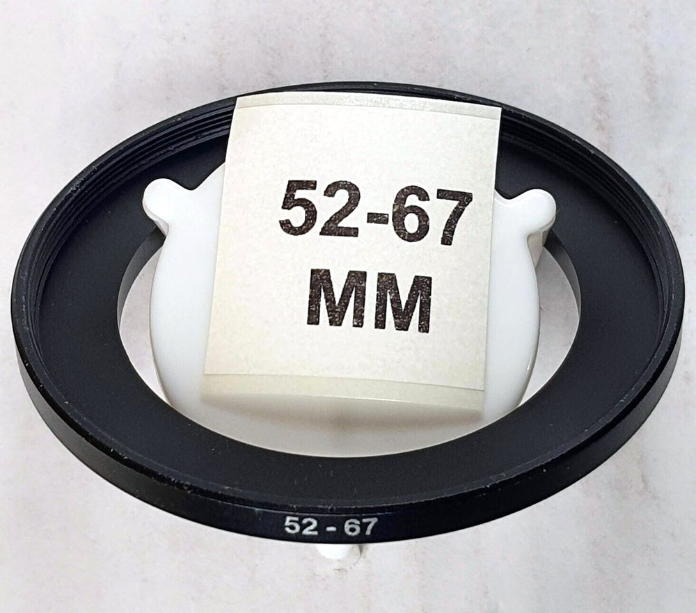 52-67mm Metal Step Up Adapter Ring 52mm Lens to 67mm Filter Converter E52-E67