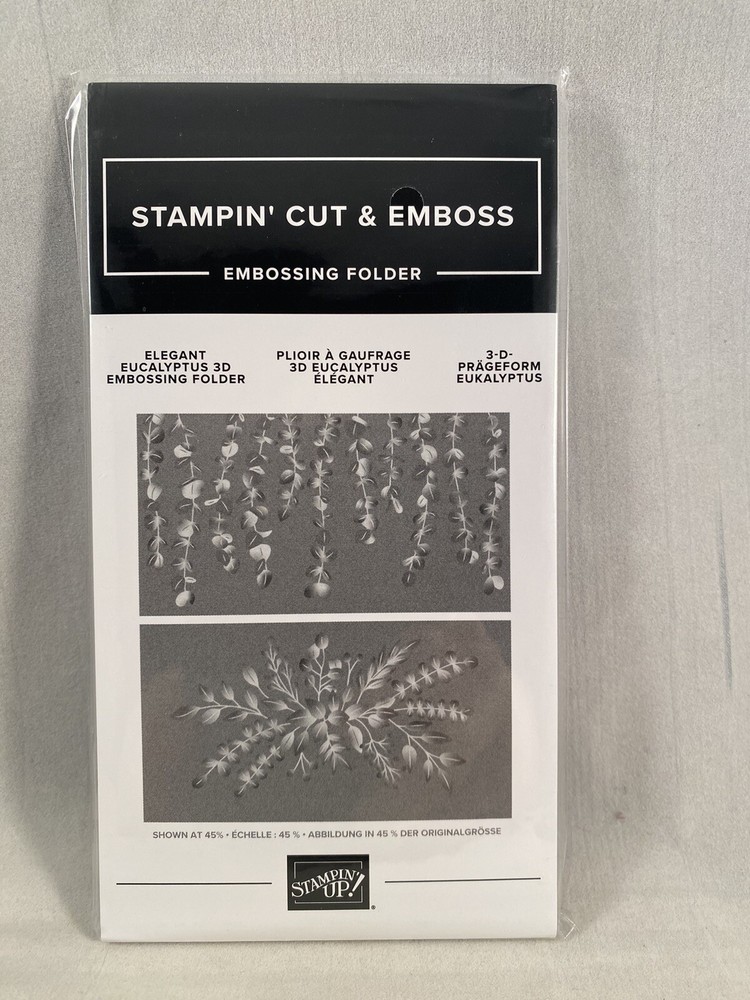 ELEGANT EUCALYPTUS 3D Embossing Folder Stampin Up  New