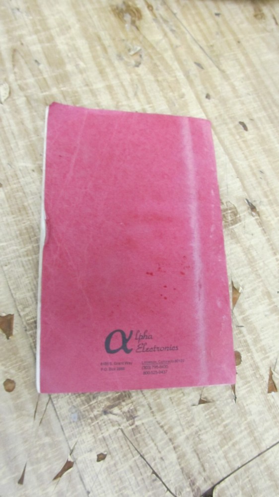 VINTAGE Alpha I Electronics Transit - VIEW-ZOOM PHOTOS - *AS-IS - UNTESTED