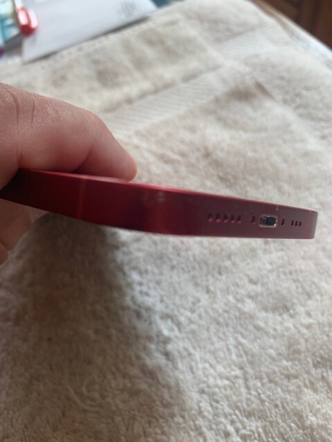 Apple iPhone 13 rear housing back glass chasis red ( C )