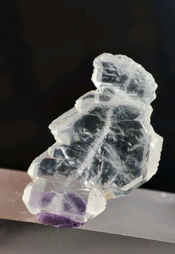 Faden Quartz Transparent Crystal With Good Luster & Nice Termination-Pak.