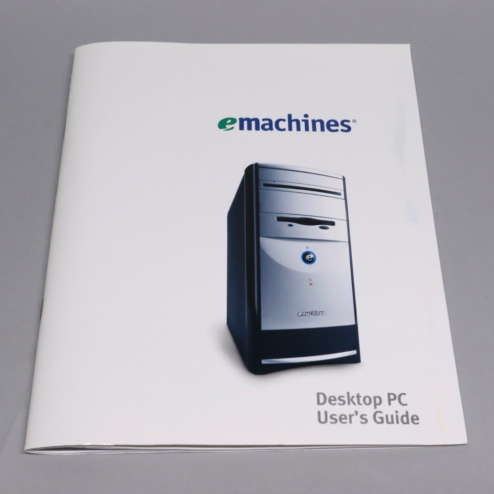 NEW Sealed Microsoft Windows XP Home Edition Version 2002 emachines CD Manual