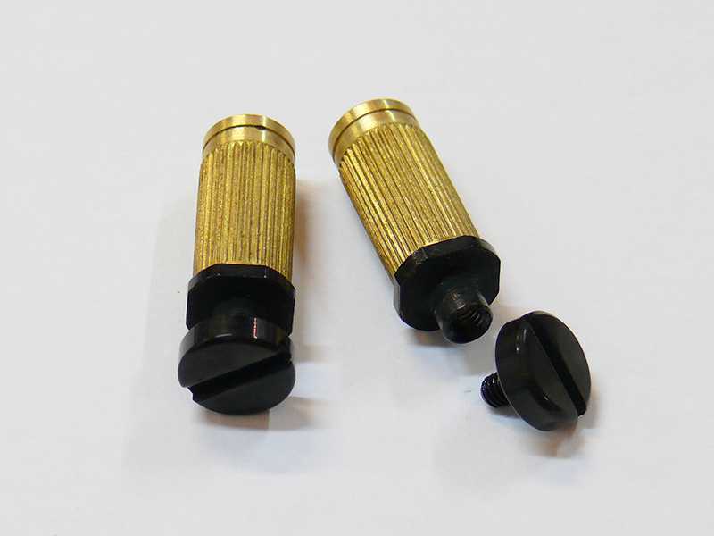 SS1-B TonePros Standard (US Thread) Small Cap (Gibson Size) Locking Stud, Black