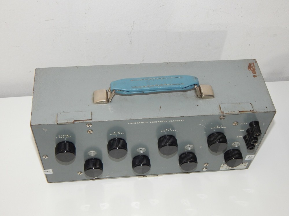 James G. Biddle Calibration Resistance Standard - 8 decade resistance box