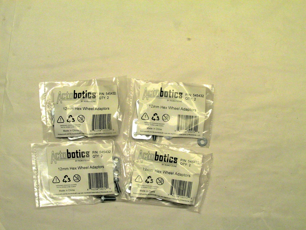 ActoBotics 12mm Hex Wheel Mount (Hub) (2 pack) 545432