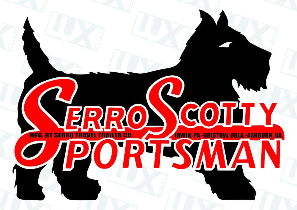 Serro Scotty RV Camper Reproduction Decal