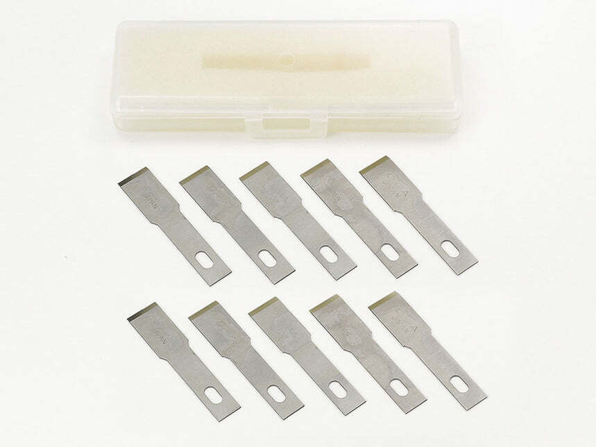 Tamiya 74101 Modeler's Knife Pro Replacement Blade Chisel (10pcs) - US