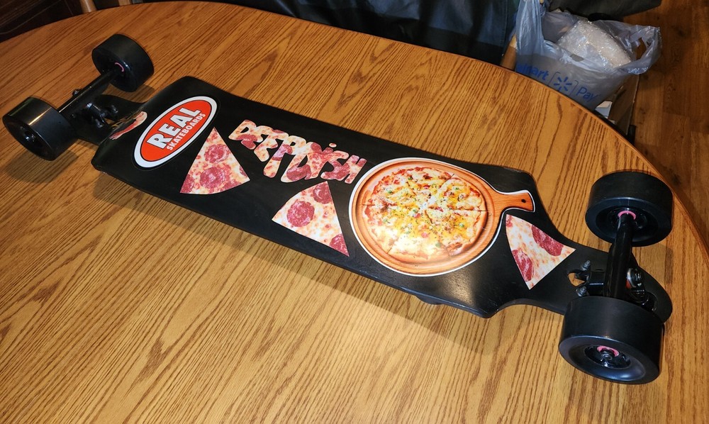 G&S Deepdish Pan Pizza 41" Dropdeck Concave Thru Mount For Pizza Lovers-97mm W's