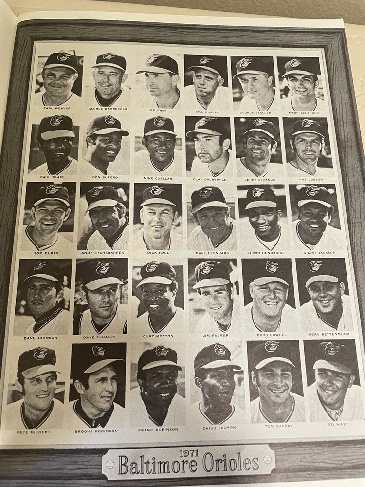 1971 World Series Program. Pirates at Baltimore.