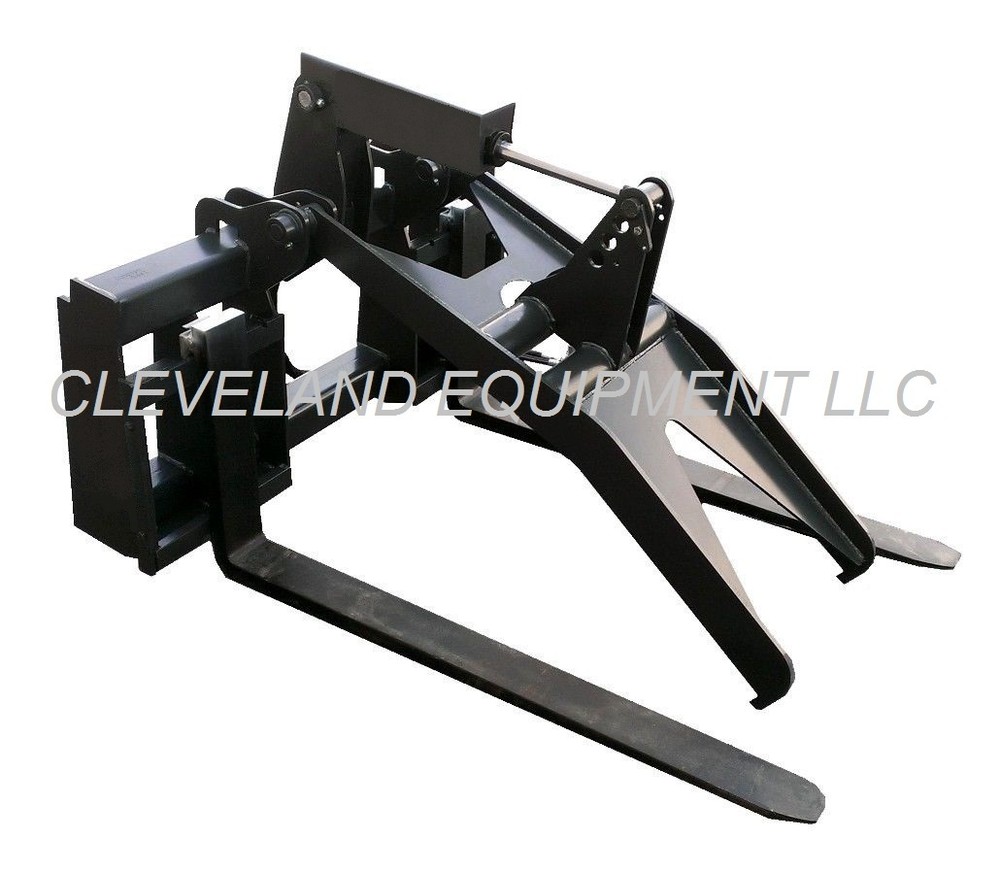 ADJUSTABLE FORK GRAPPLE ATTACHMENT for / fits Bobcat Skid Steer Track Loader