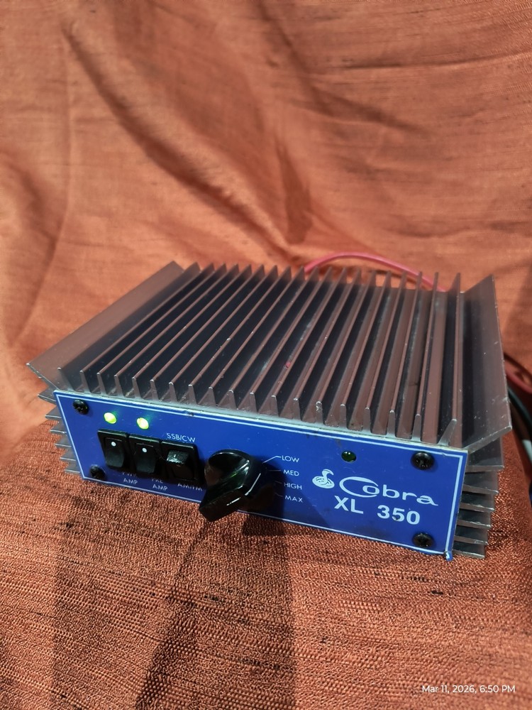 Cobra XL 350  Linear Amplifier, Powers On, Untested