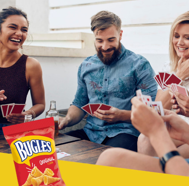 Bugles Original Crispy Corn Snacks – Party Multipack, 10 Count, 8.75 oz
