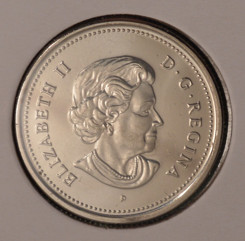 2003P Canada 25 Cents - New Effigy - Uncirculated