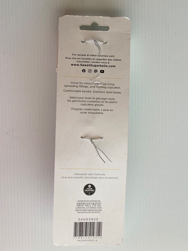 Sweet Sugarbelle 9 inch Offset Spatula- Baking,Kitchen,Baker,Cake