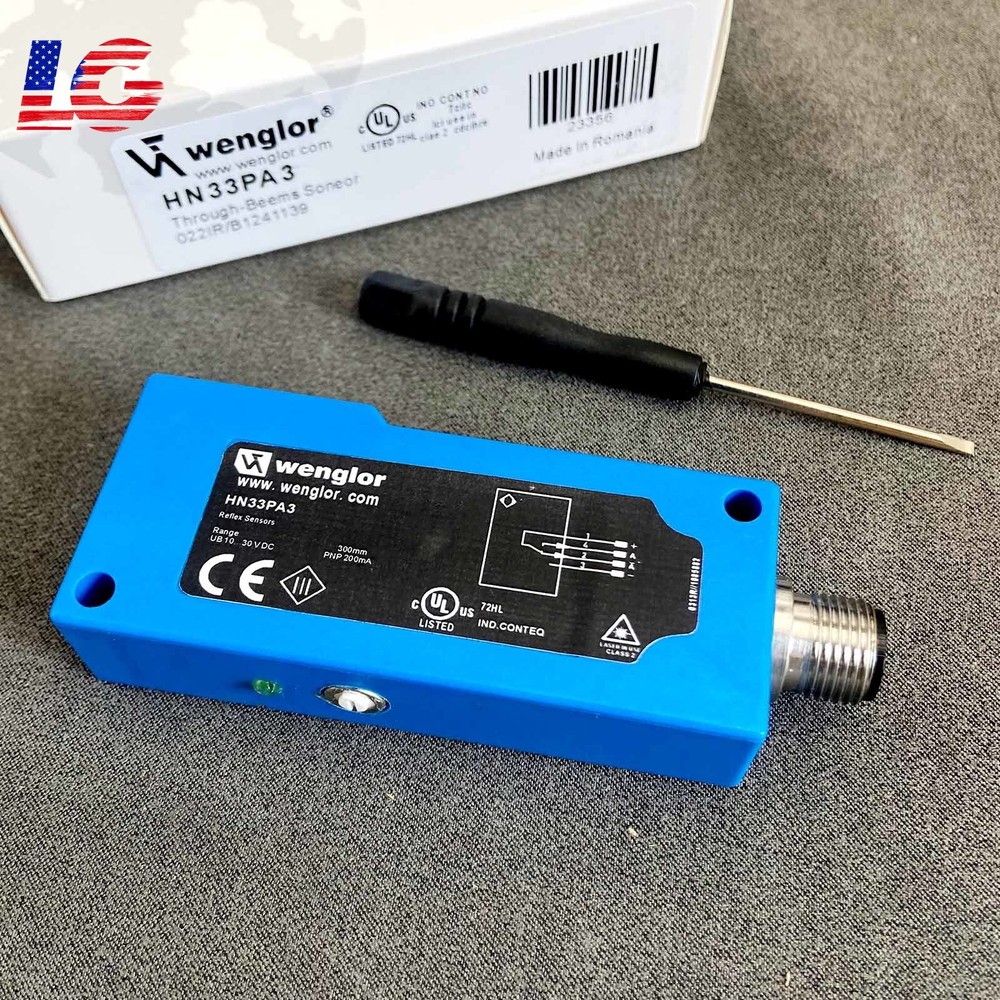 Diffuse Reflection Sensor w/ Background Suppression Function for Wenglor HN33PA3