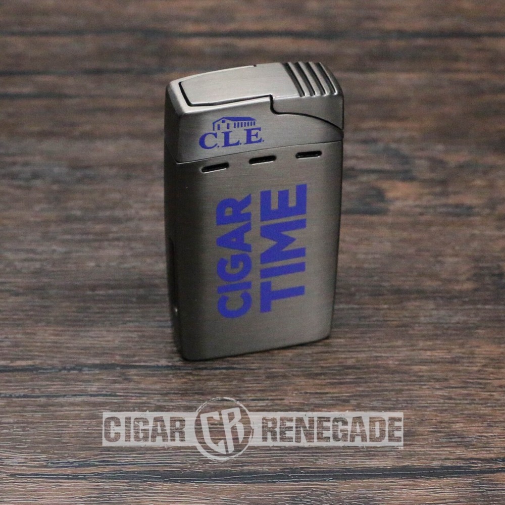 CLE Double Flame Adjustable Refillable Cigar Torch Lighter