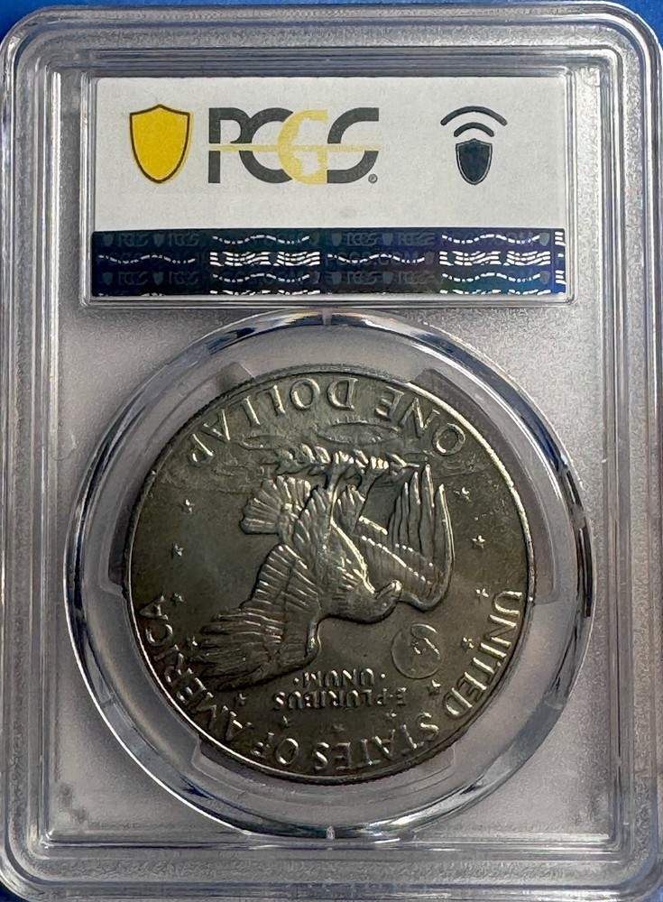1977 ike dollar PCGS 63 Gold Shield