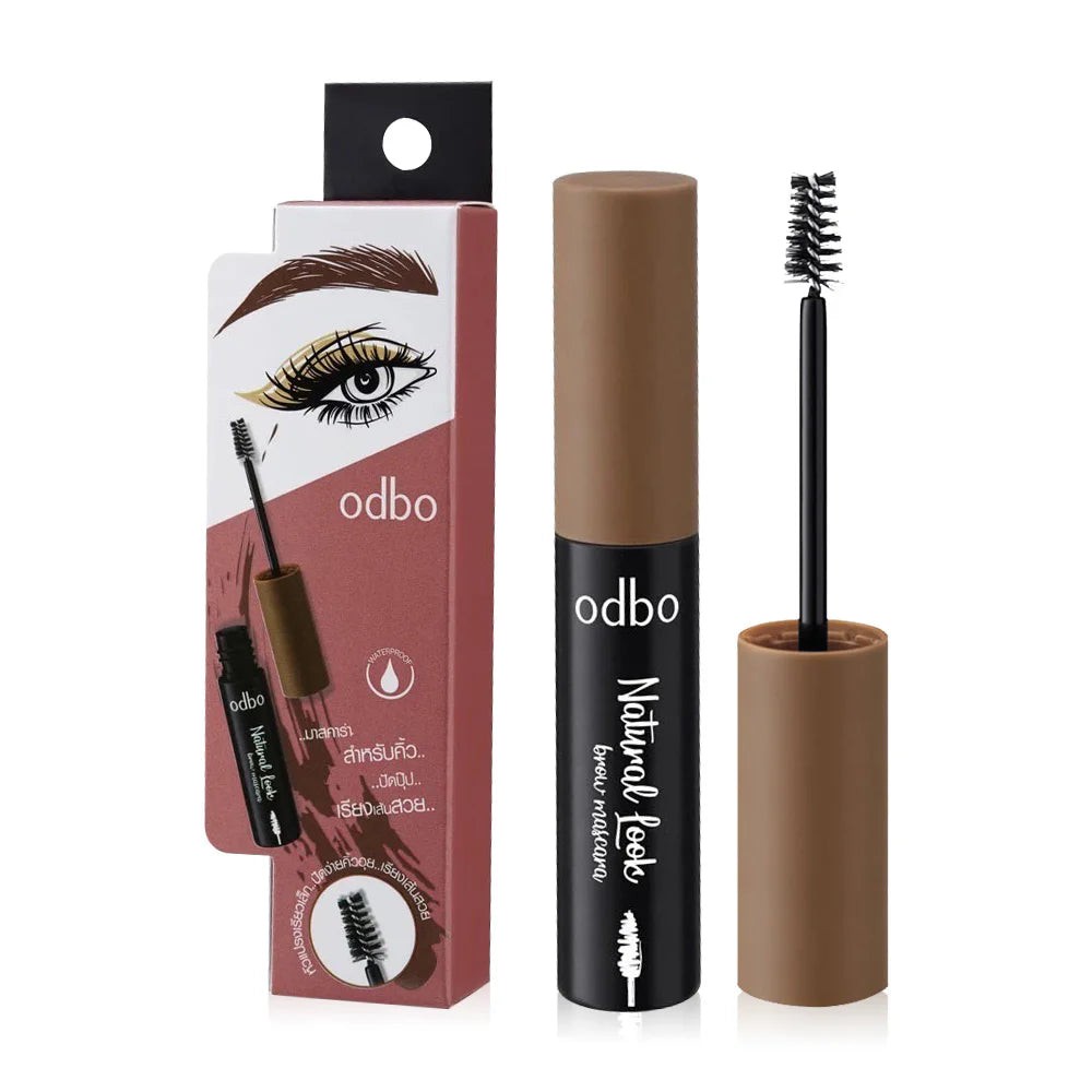 ODBO Brow Mascara - Natural Look in Brown
