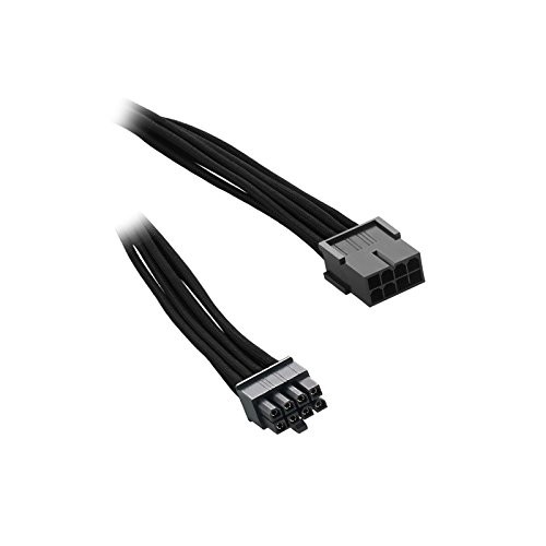 CableMod Classic ModFlex Sleeved 8-pin PCI-e Extension (Black, 45cm, Black