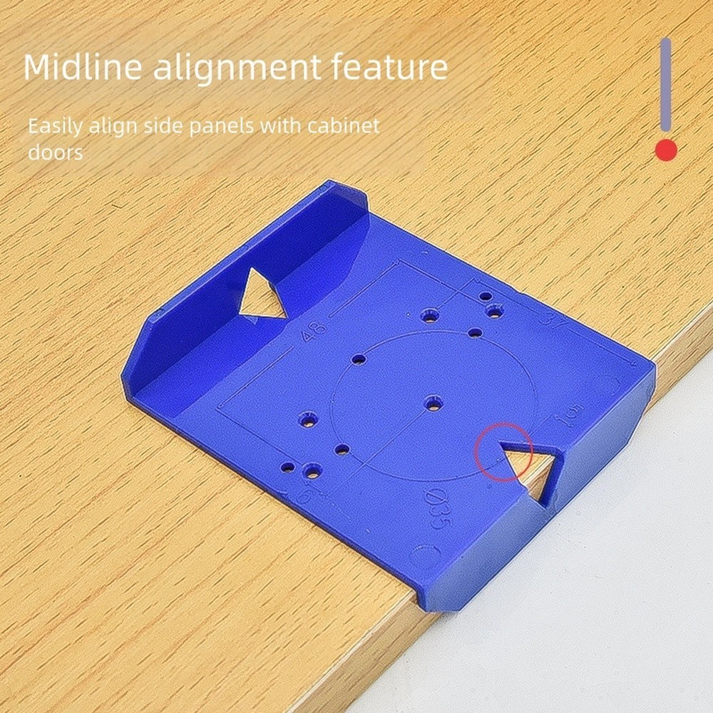 Cabinet Hinge Jig 2pcs for Dual Side 35mm 40mm Hinges with Precise Alignment