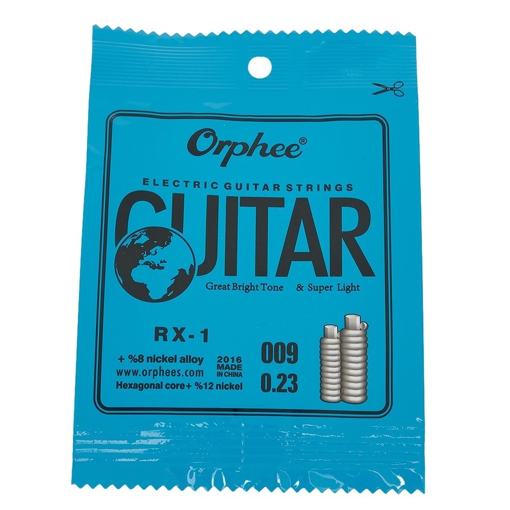 10PCS Orphee Single Strings For Electric Guitar 1st E-String(.009) Replacement